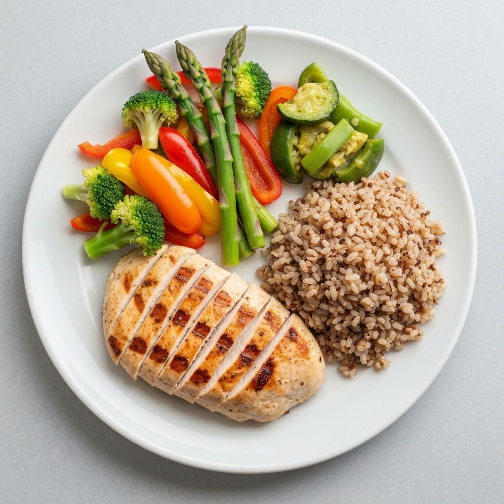 Meal components illustration